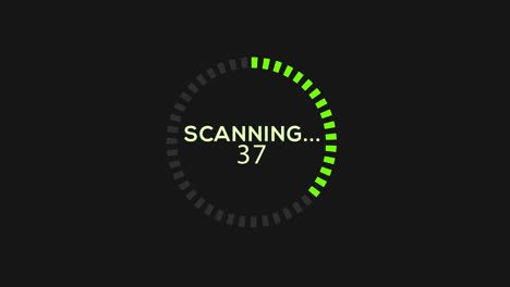 Pie-Chart-0-to-100%-Percentage-scanning-progress-hud-Loading-Circle-Ring-or-Transfer,-Download-Animation-with-alpha-channel.